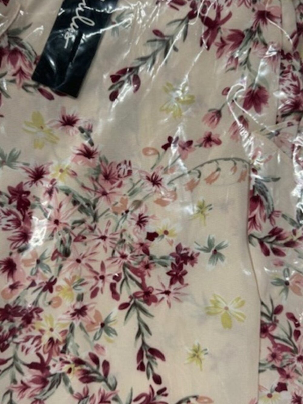 Lulus Romance is Blooming Blush Pink Floral Print Ruffled Midi Skirt NWT - Picture 7 of 10